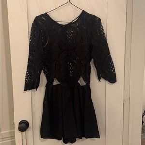 Boutique Black Romper